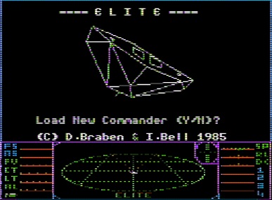 Apple Elite - Opening Screen
